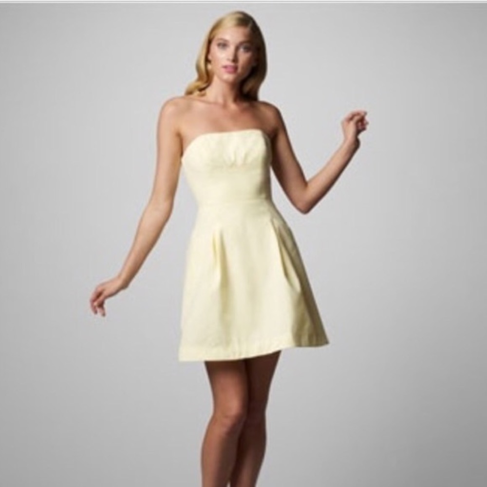 BRAND NEW Lily Pulitzer Yellow Seersucker Dress